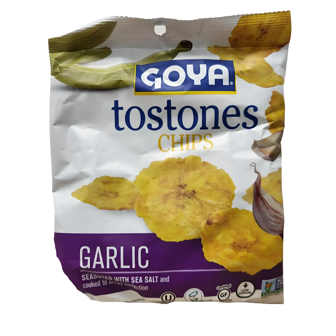Goya Tostones Chips Garlic / 2 Oz