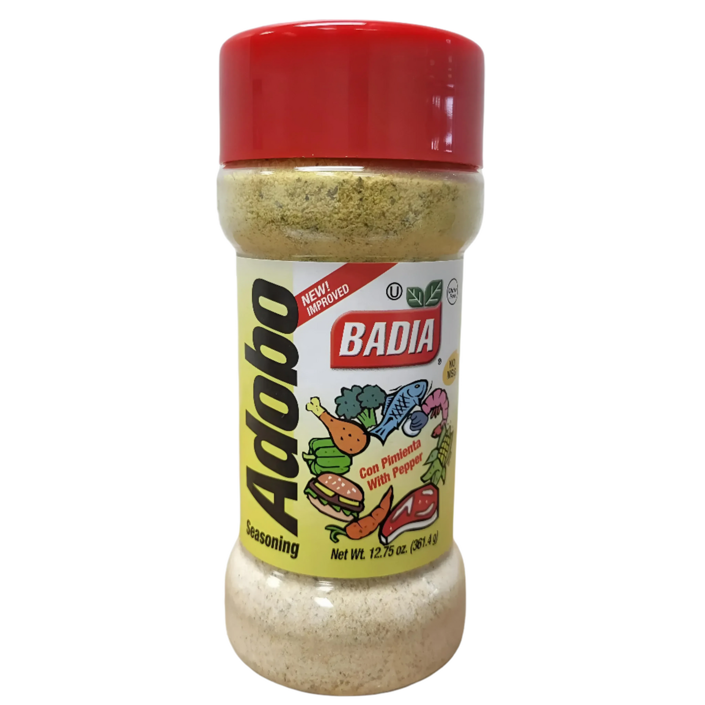 Sazon Adobo Con Pimienta Badia / 12.75 Oz