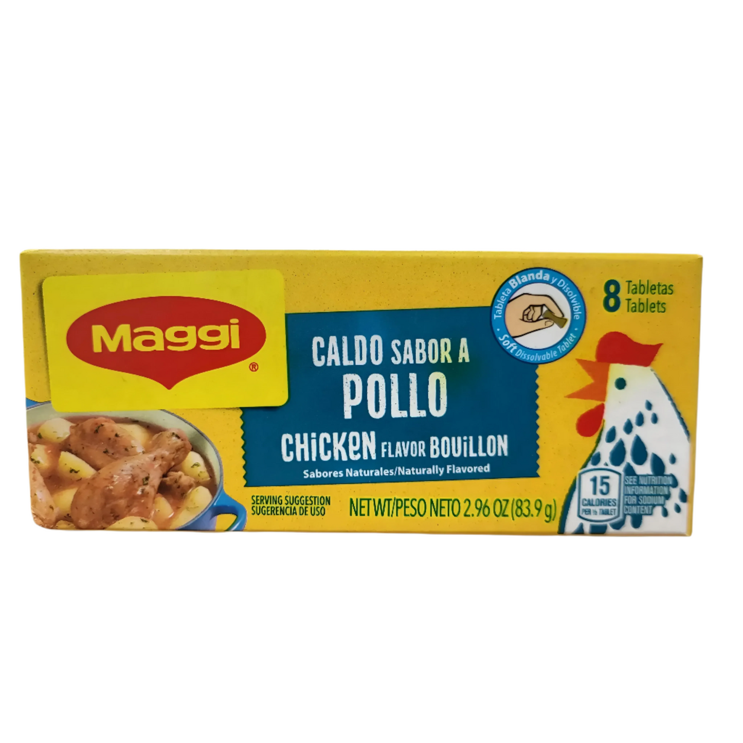 Cubitos De Pollo Bouillon Maggi / 2.96 Oz