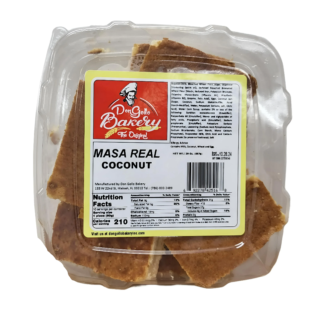 Don Gollo Masa Real De Coco / 20 Oz