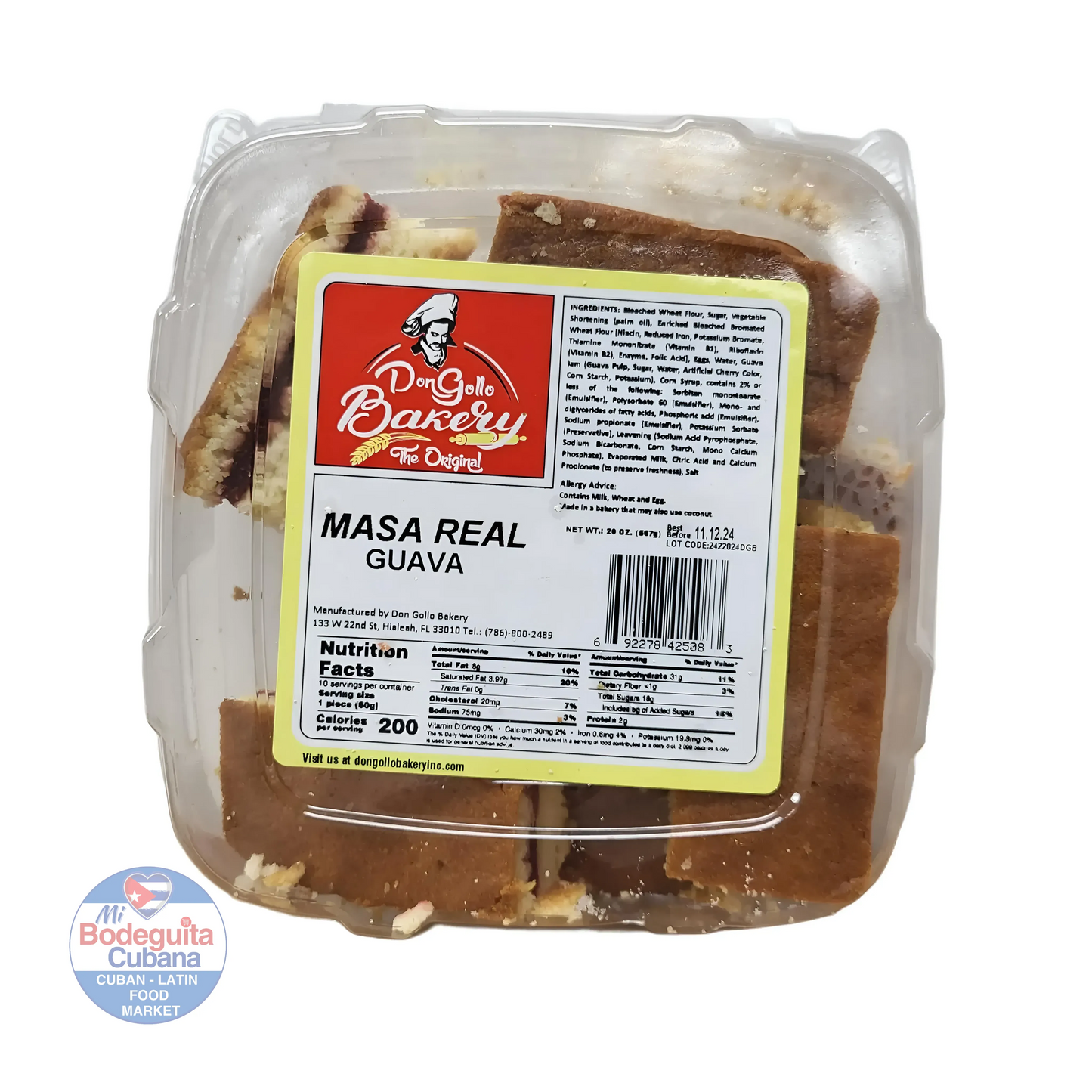 Don Gollo Masa Real De Guayaba / 16 Oz Nuevo Codigo