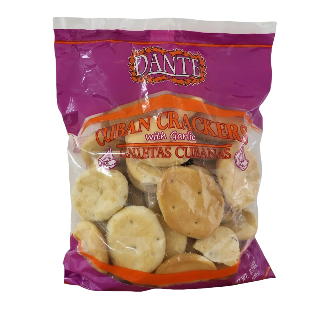 Galletas Cubanas De Ajo Dante 9.5 Oz
