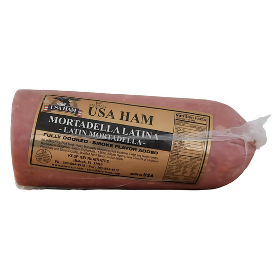 Usa Ham Mortadella Latina (Pieza 1.5 Lb +-)