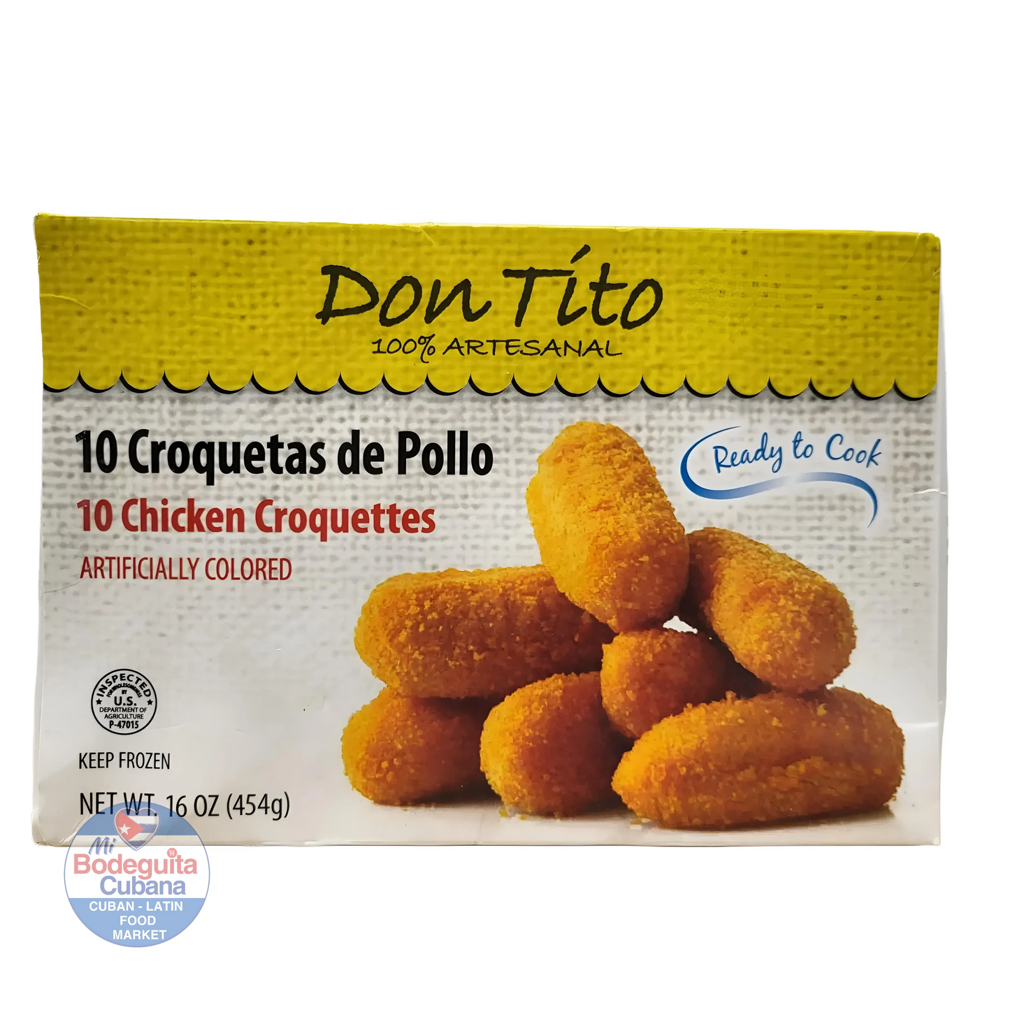 Croquetas De Pollo Don Tito / 10 Ct