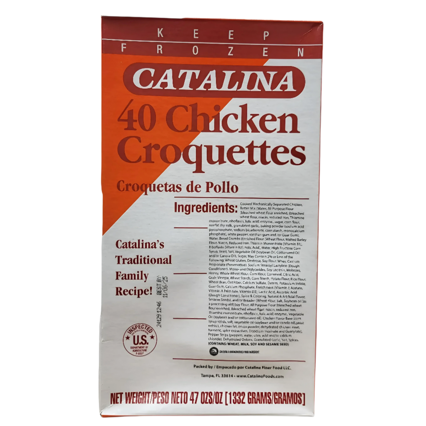 Croquetas De Pollo Catalina / 40 Unit