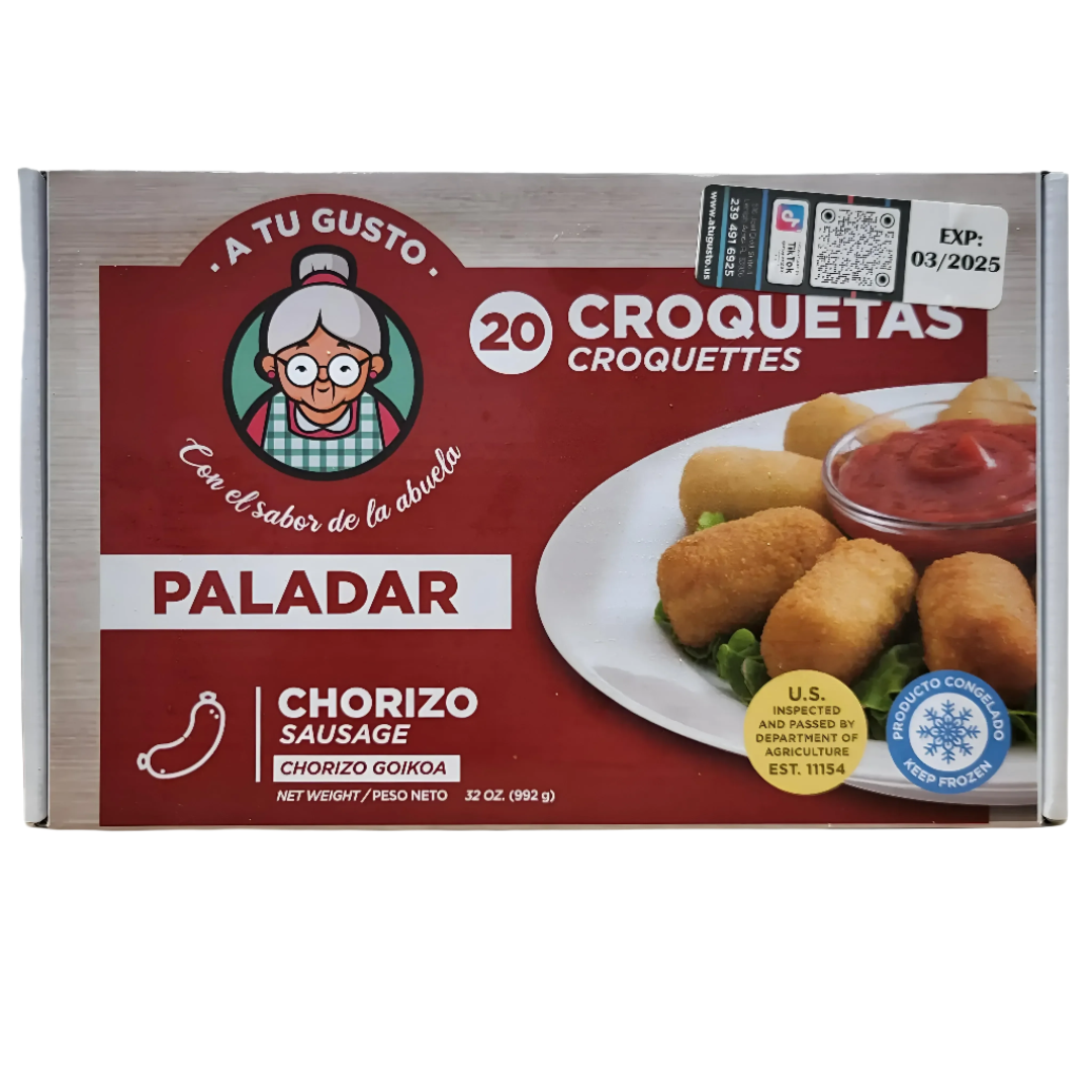 Croquetas De Chorizo A Tu Gusto - 20 Ct