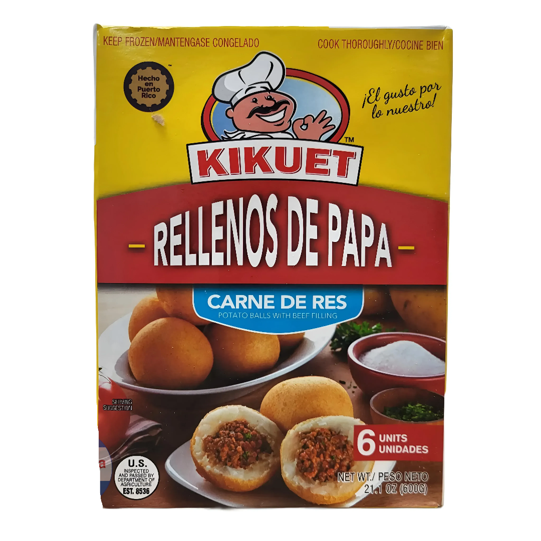 Papas Rellenas Con Carne Kikuet 6Ct