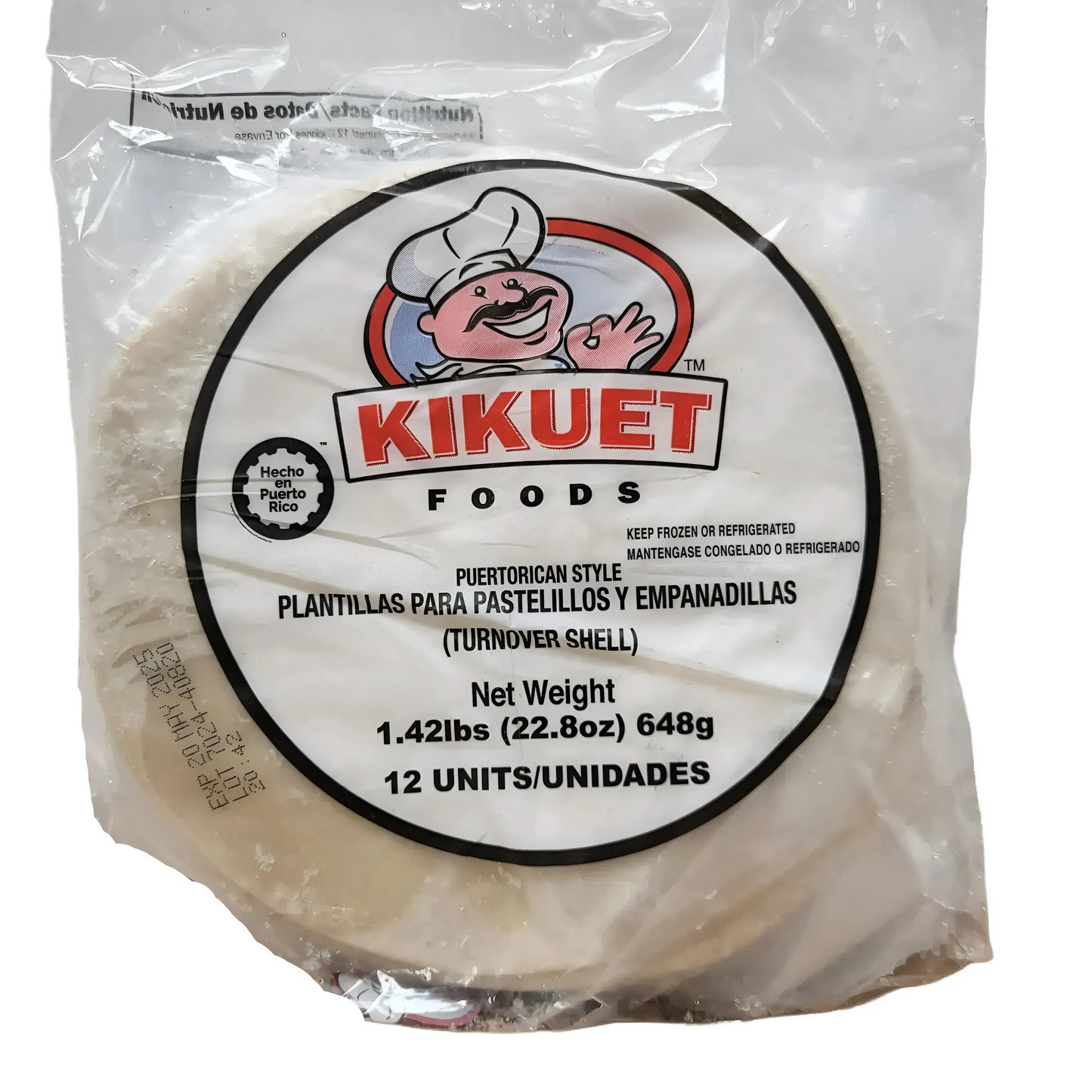 Plantillas Pastelitos Y Empanadillas Blancas 12 Ct