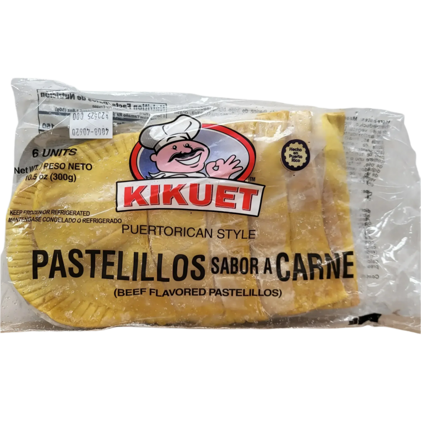 Pastelillos Sabor A Carne Kikuet 6Ct