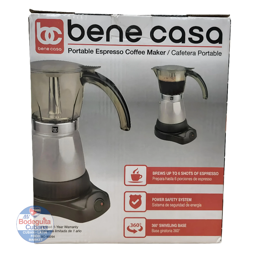 Cafetera Cubana Electrica / 6 Tazas