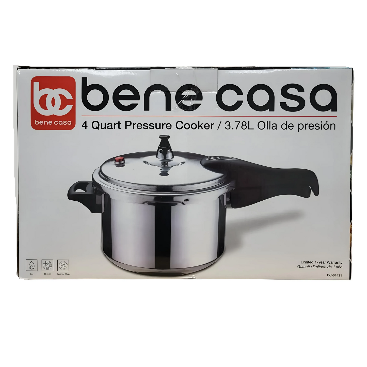 Olla De Presion 4 Quartos / 1Ct