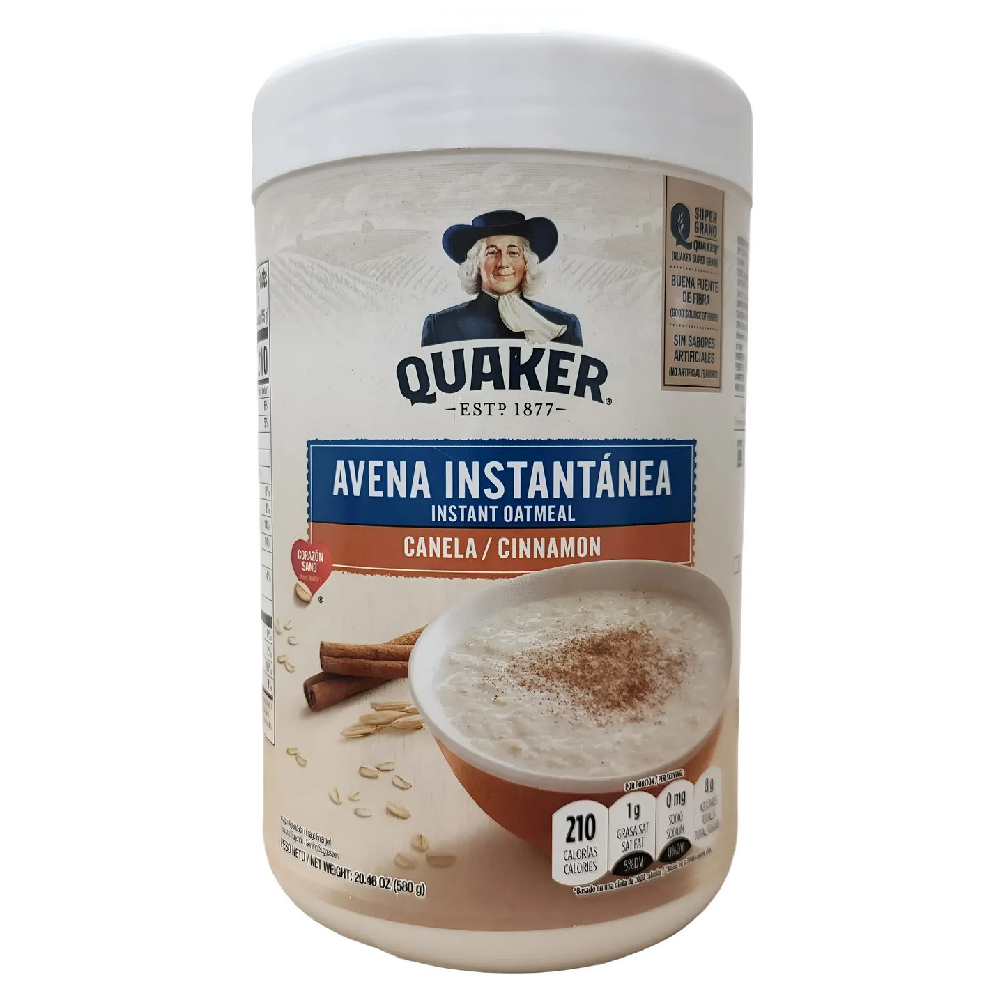 Avena Instantanea De Canela Quaker 580Gr