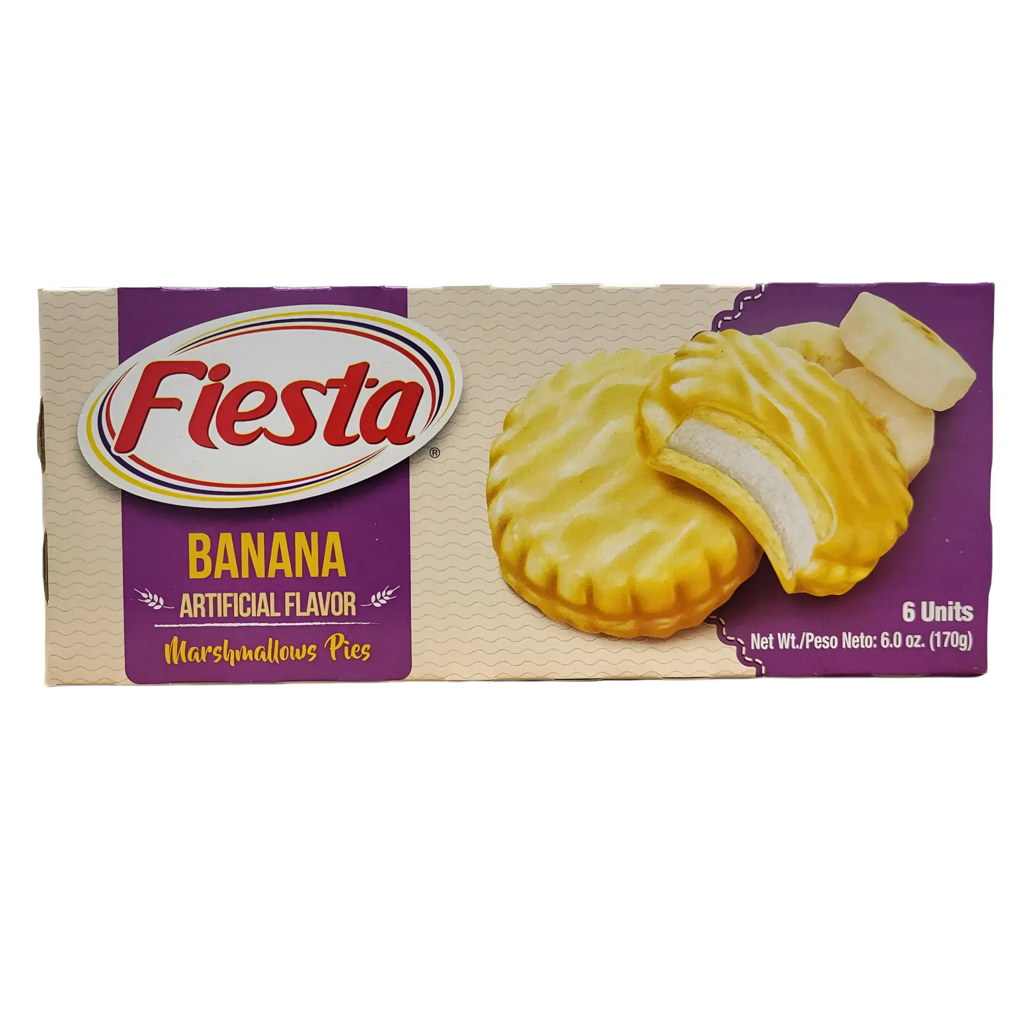 Marshmallows Pies Banana - Fiesta 6-6Oz