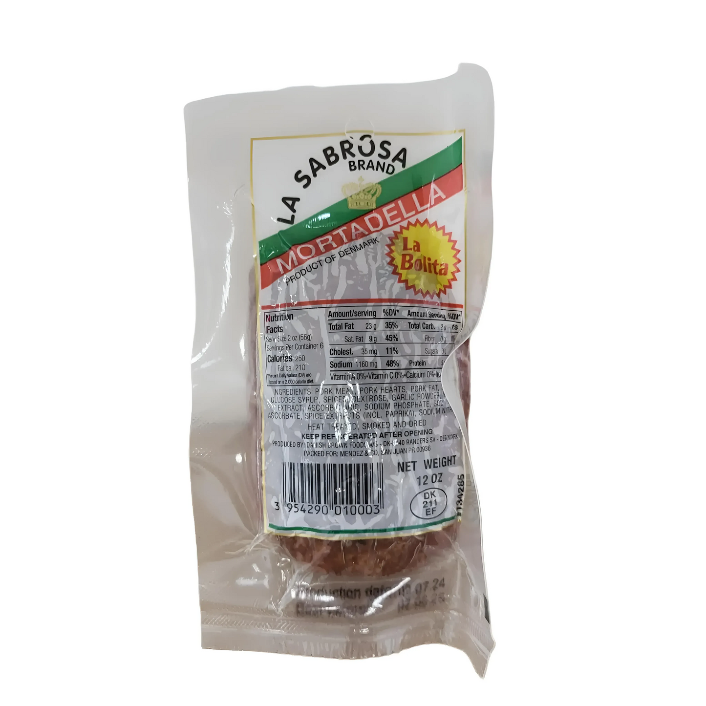 La Sabrosa Mortadella 12 Oz