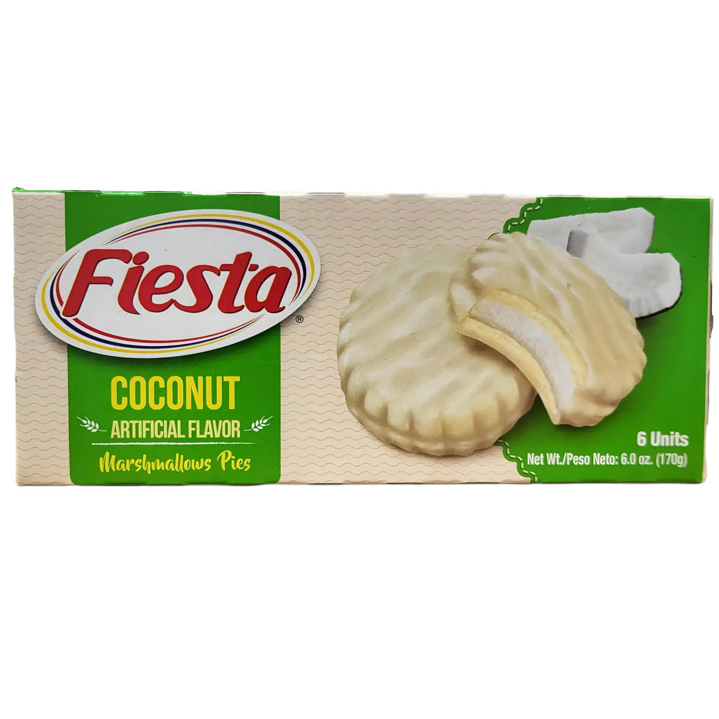 Marshmallows Pies Coco - Fiesta 6-6Oz