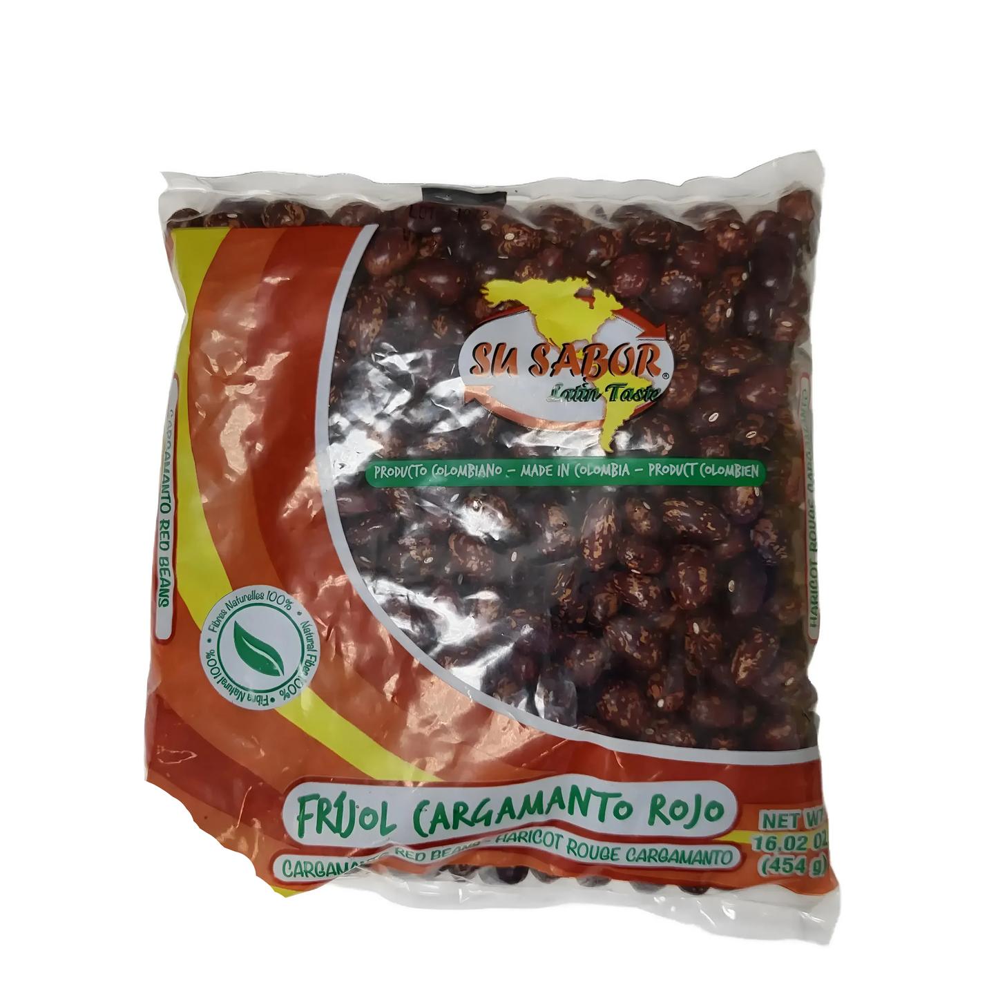 Frijol Cargamanto Rojo 16 Oz