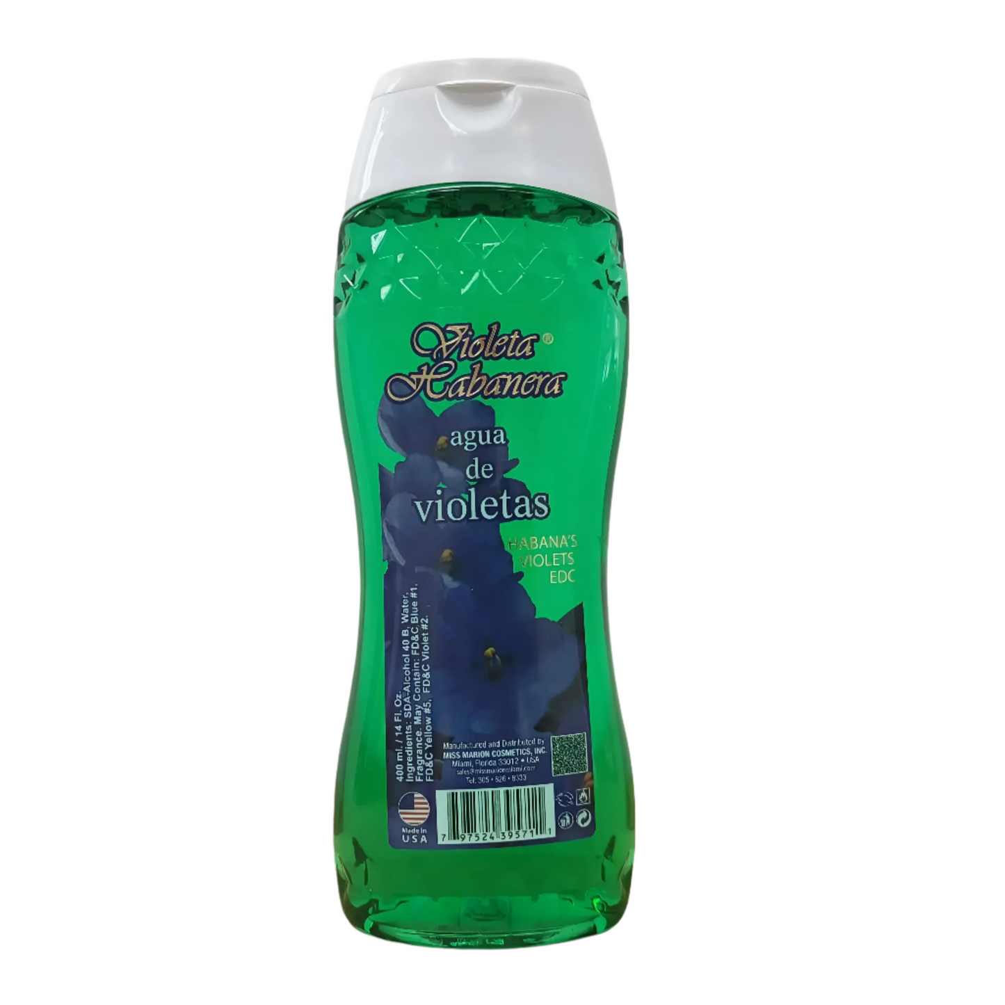 Agua De Colonia Violeta Habanera Verde / 14 Oz