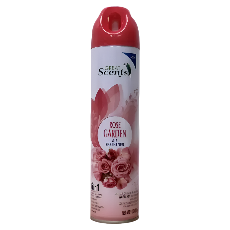 Ambientador Spray Great Scents Jardín De Rosas / 9 Oz