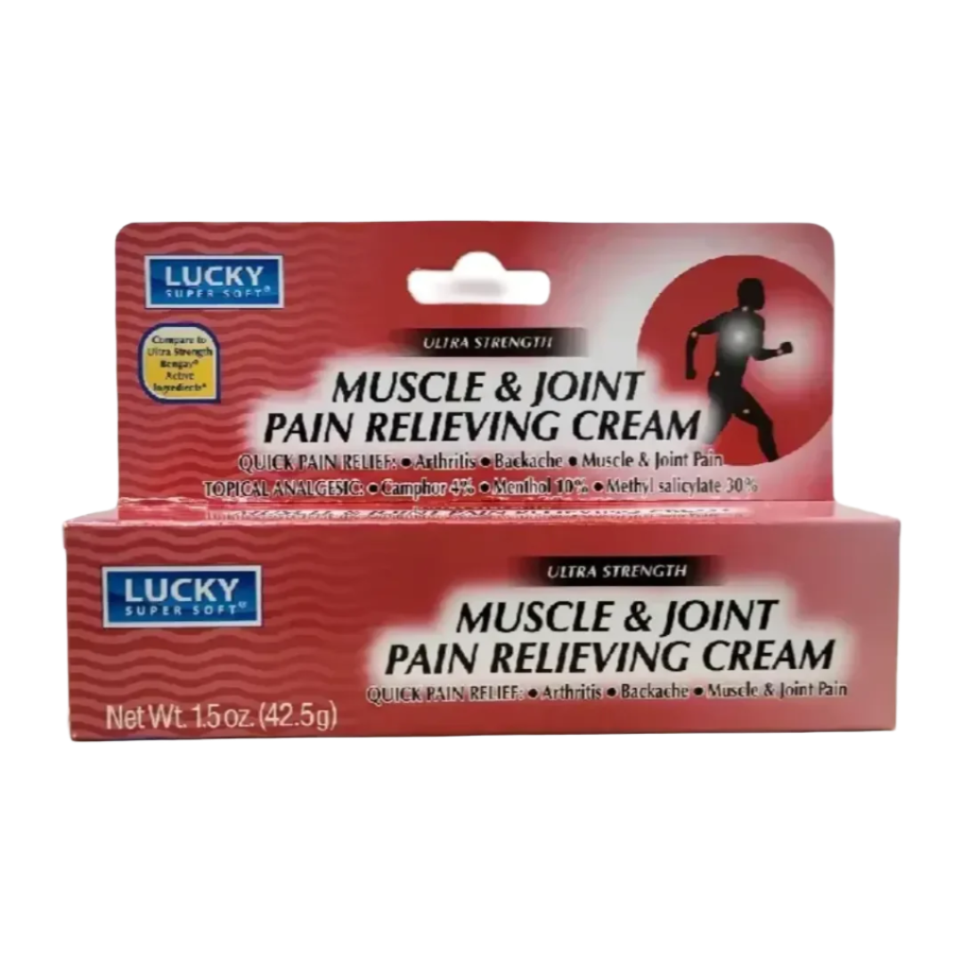 Crema Para Aliviar Dolor Muscular Y Articular - Lucky / 1.5 Oz