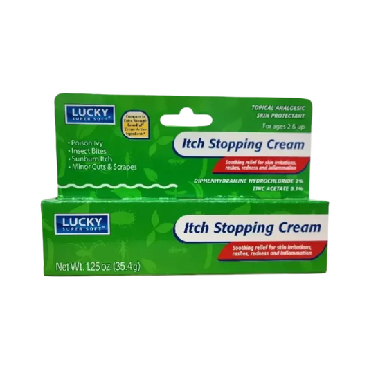 Crema Para Detener La Picazon - Lucky / 1.25 Oz