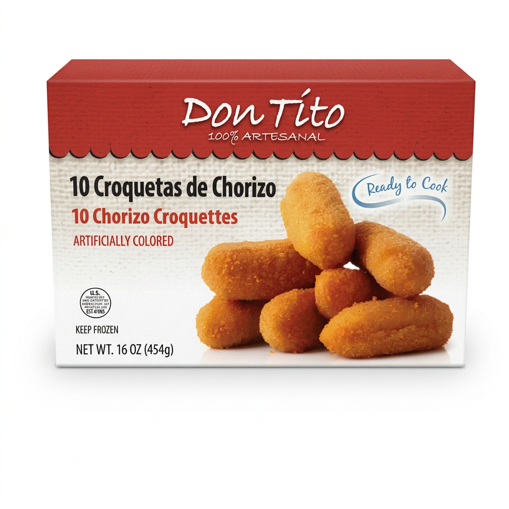Croquetas De Chorizo Don Tito / 10 Ct