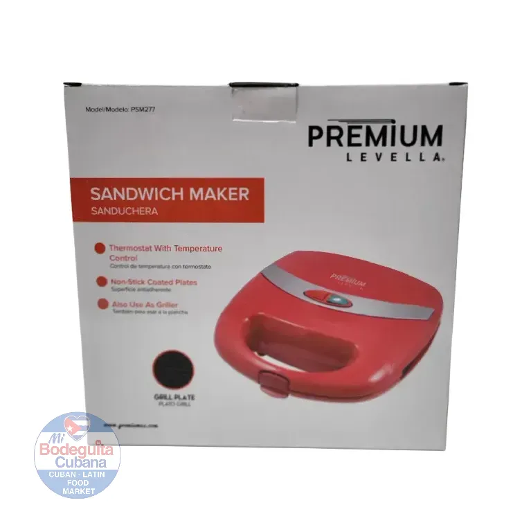 SANDWICHERA ELECTRICA LEVELLA COLOR ROJO - PSM277