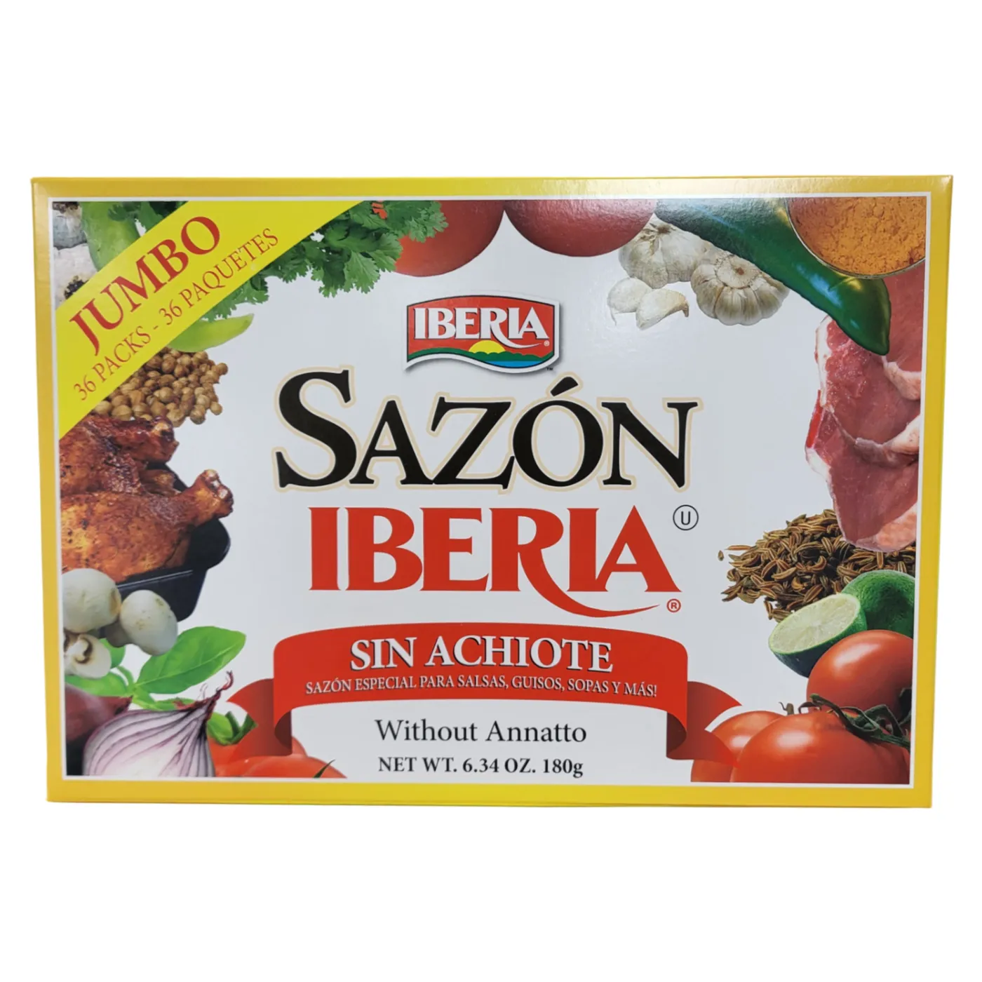 Iberia Sazon Sin Achiote / 6.34 Oz
