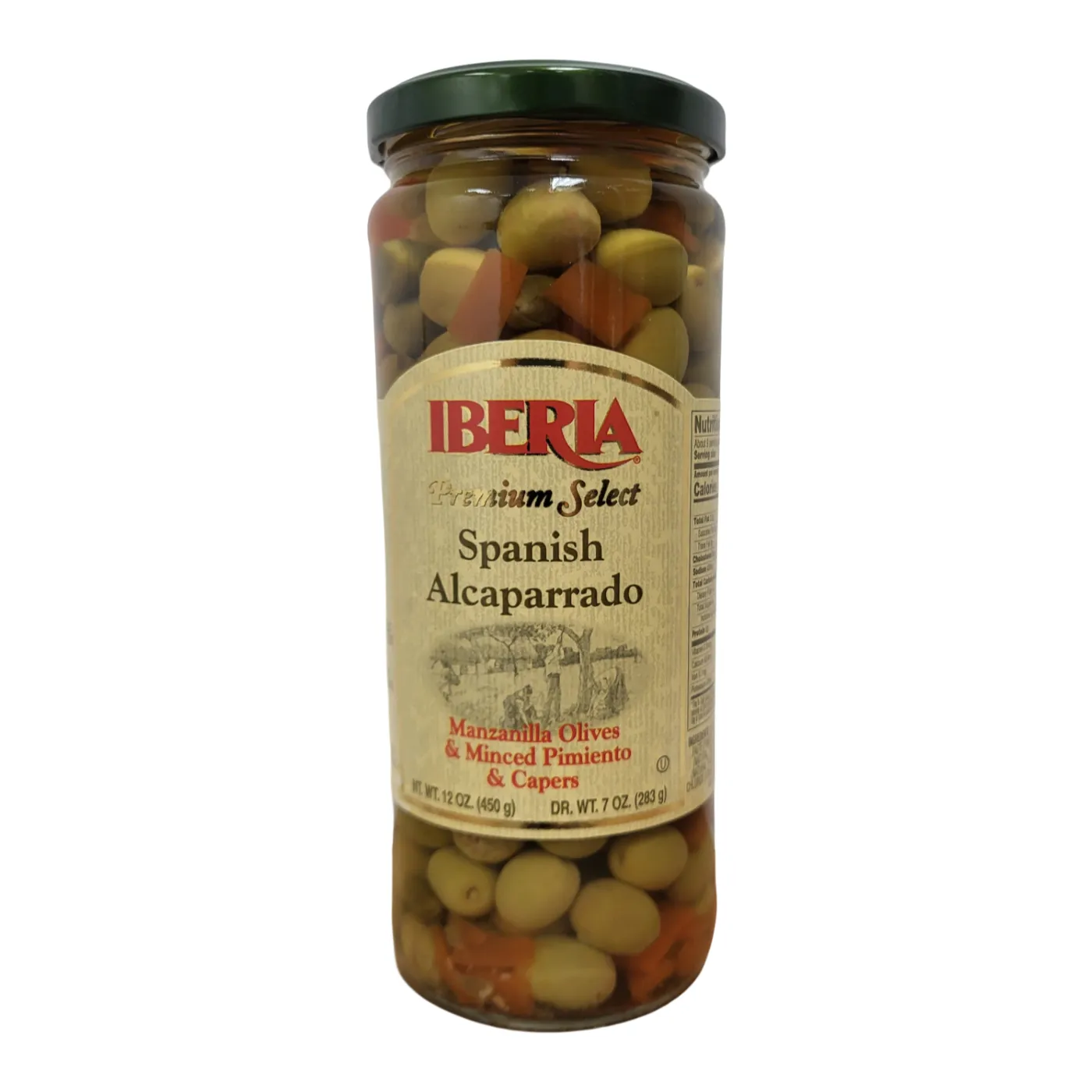 Iberia Aceitunas Espanolas Con Pimiento / 10 Oz