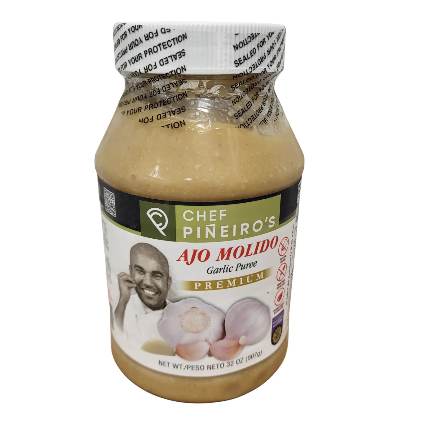 Ajo Molido Premium Chef Pineiro 32 Oz
