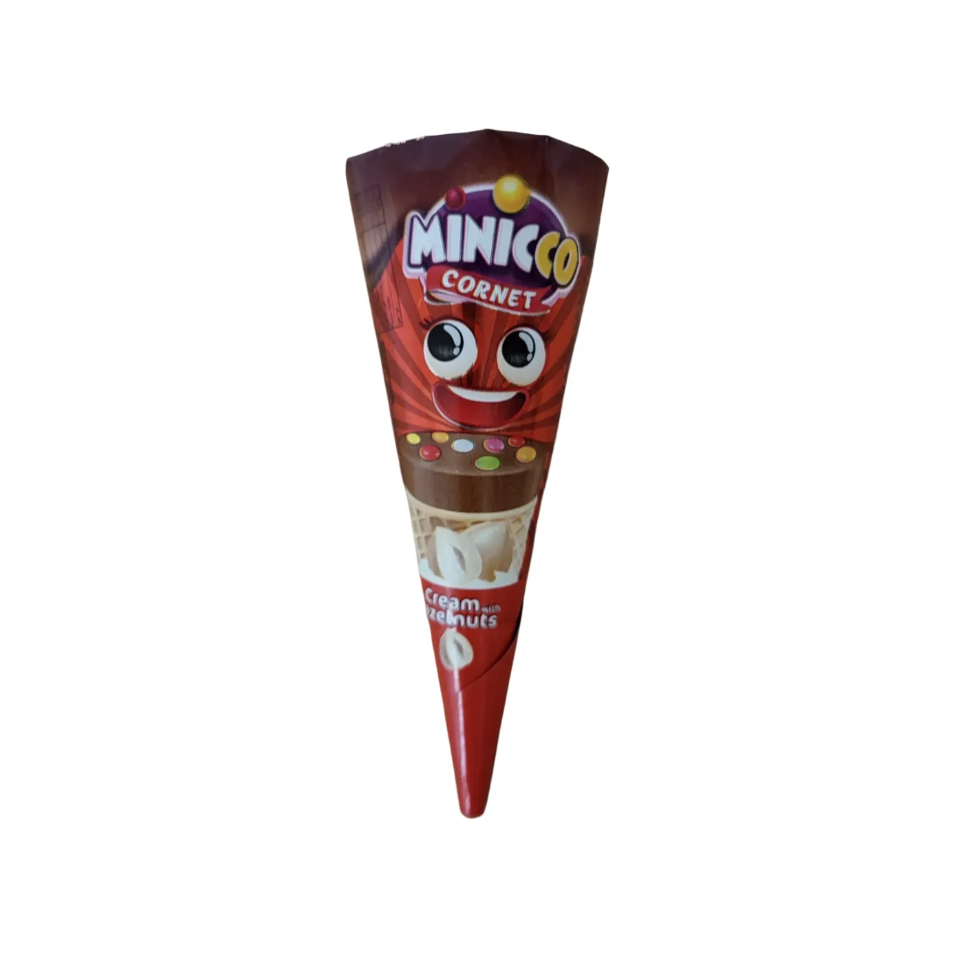 Barquillas Rellenas de Chocolate y Almendras Minicco