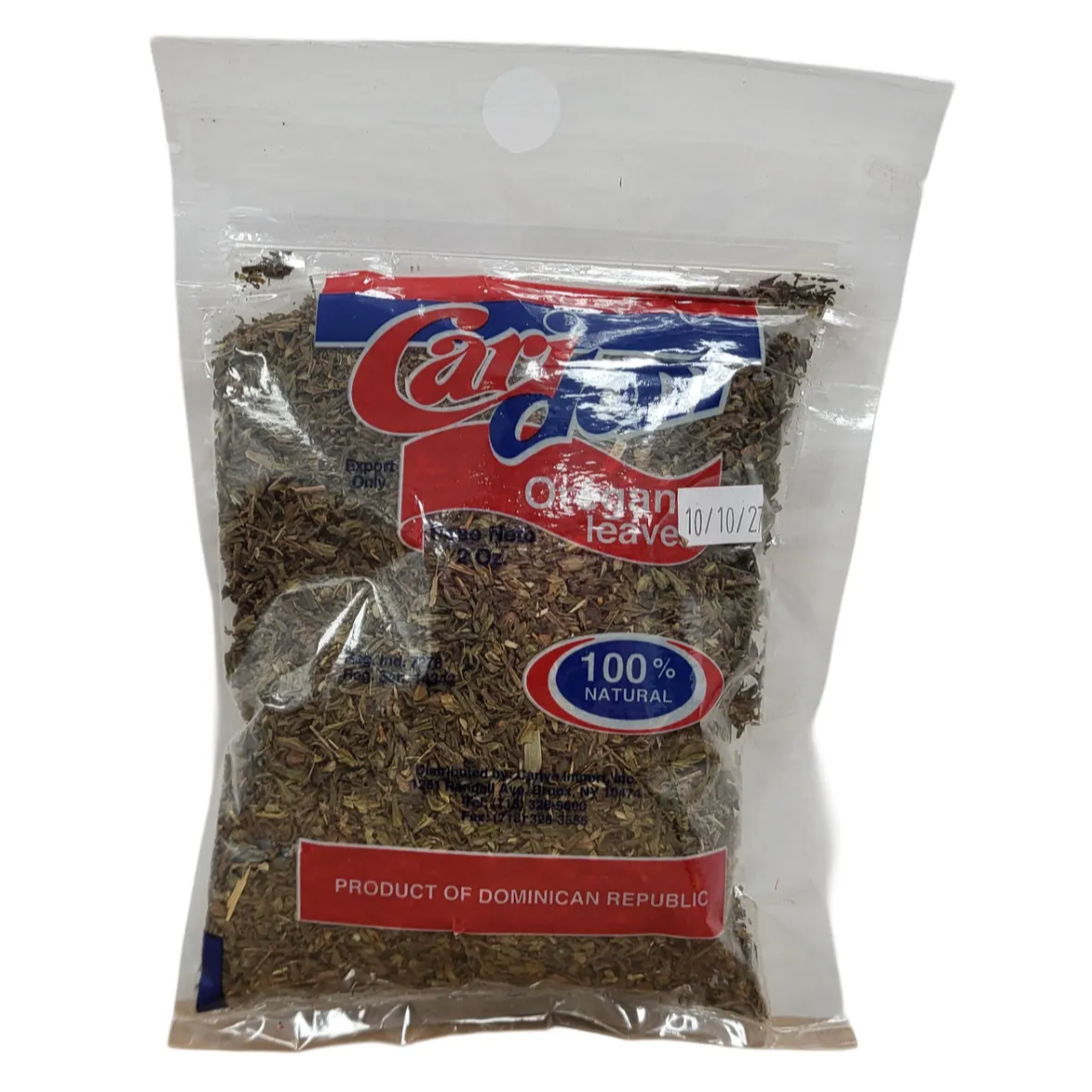 Hojas de Oregano Caridom - 2 Oz