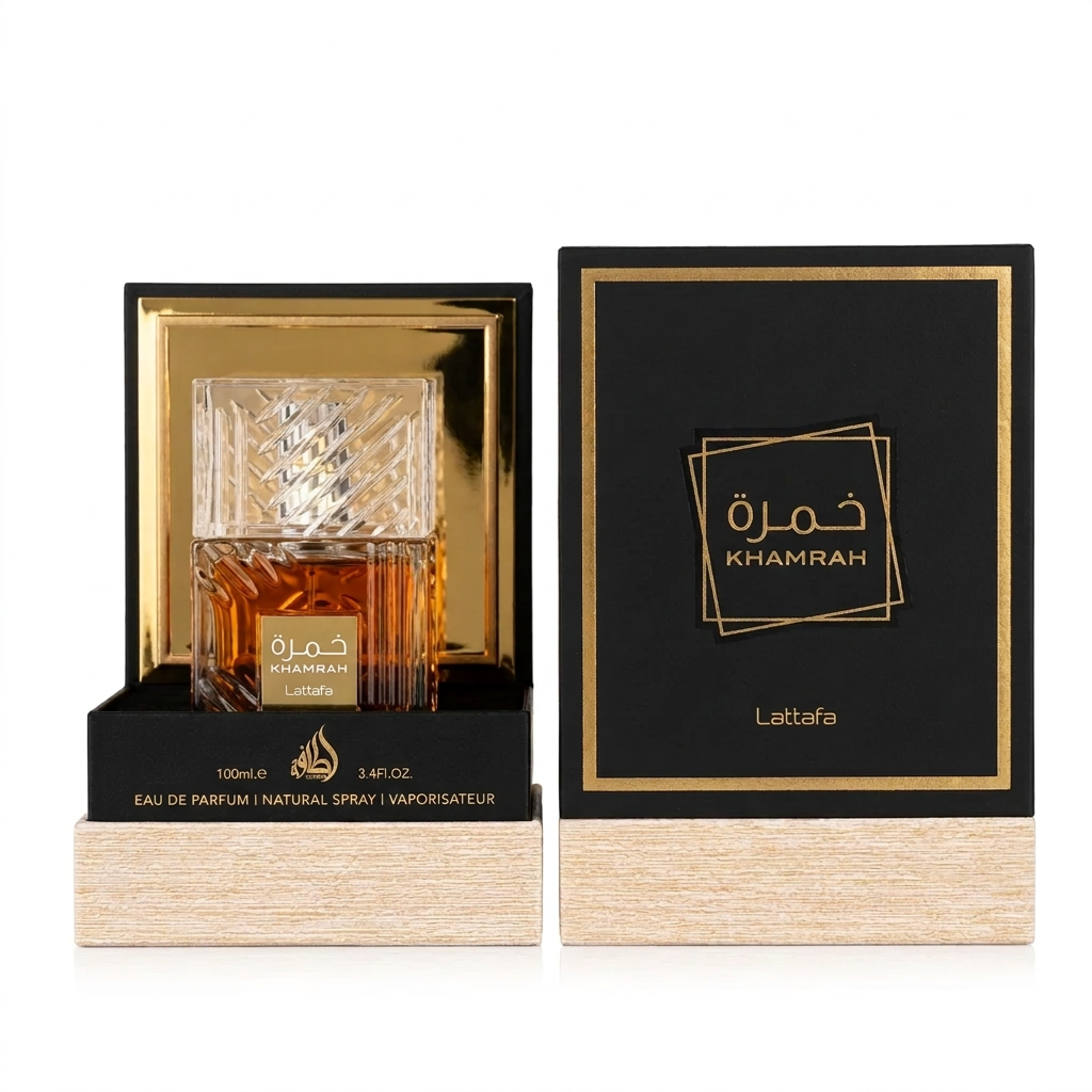 Khamrah by Lattafa 3.4 oz Eau de Parfum Spray for Unisex– Mi