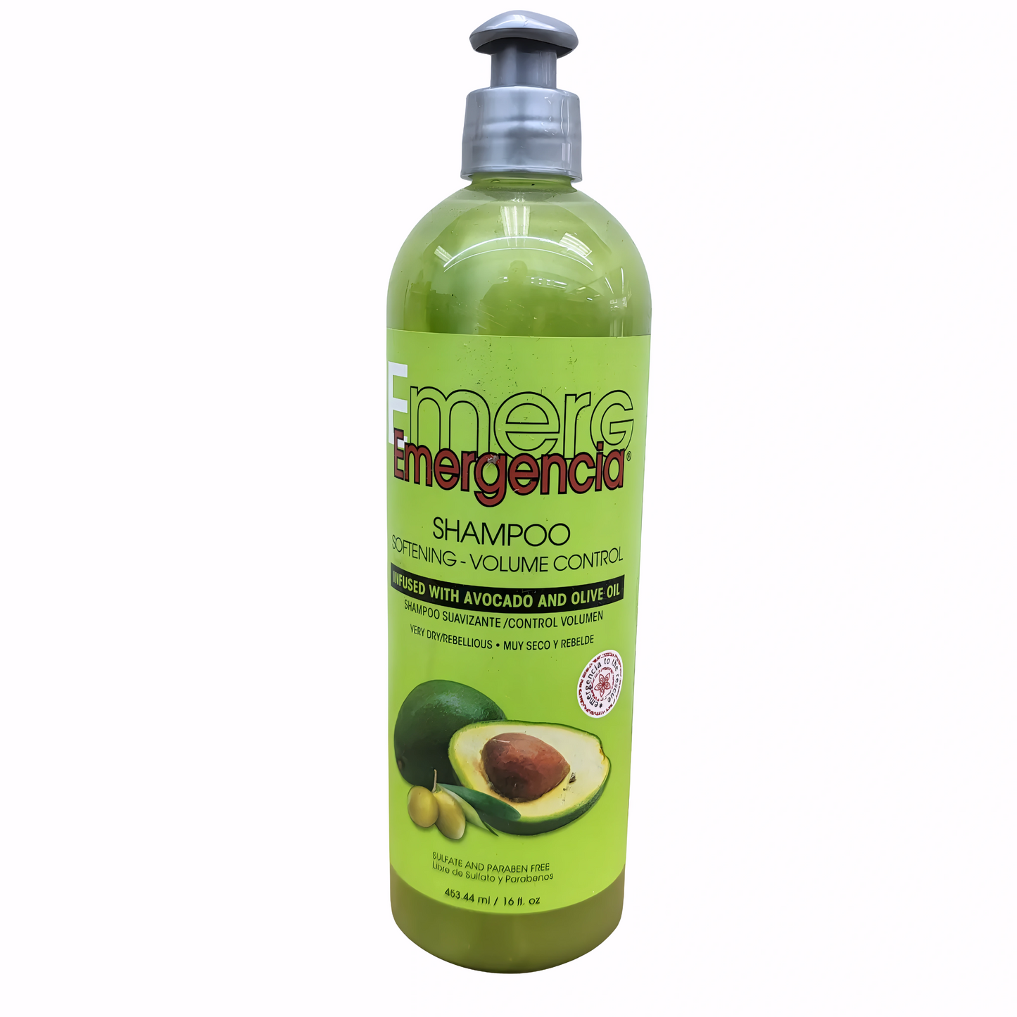 Shampoo De Aguacate Y Aceite De Oliva Emergencia / 16 Oz