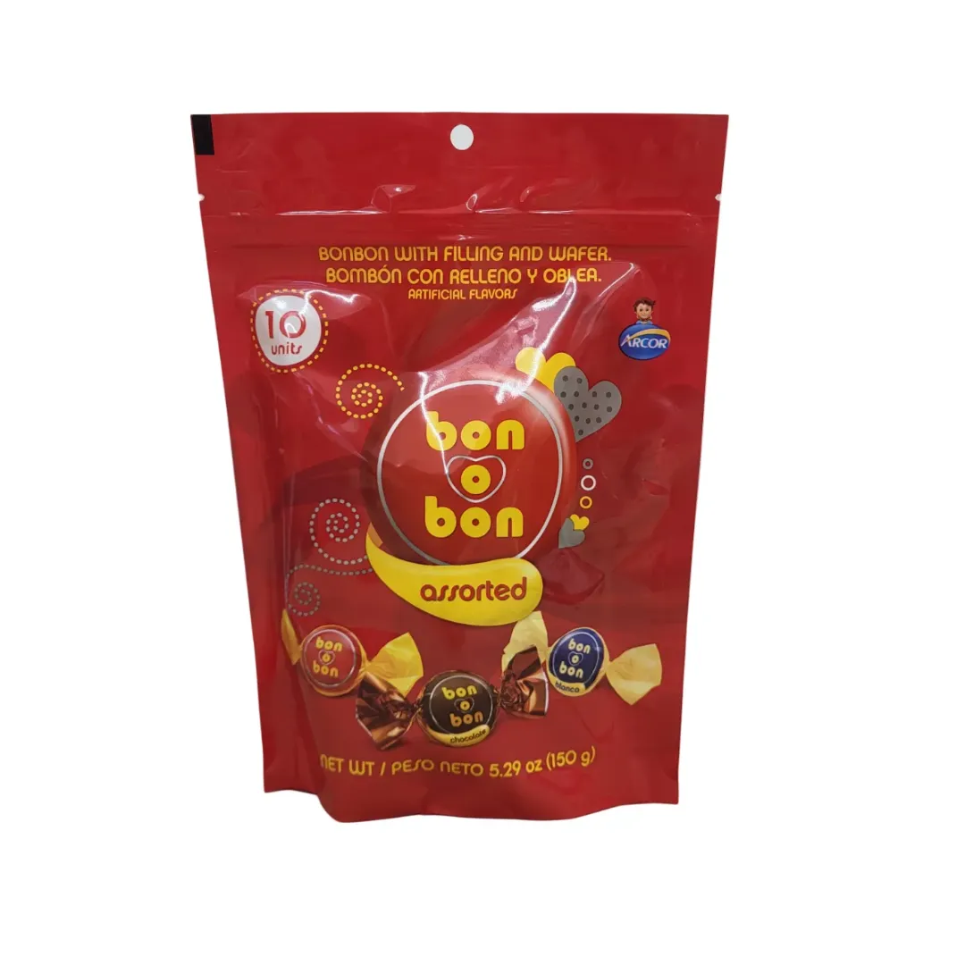 Bombones de Chocolate Bon o Bon Variados en Bolsa / 5.2 Oz