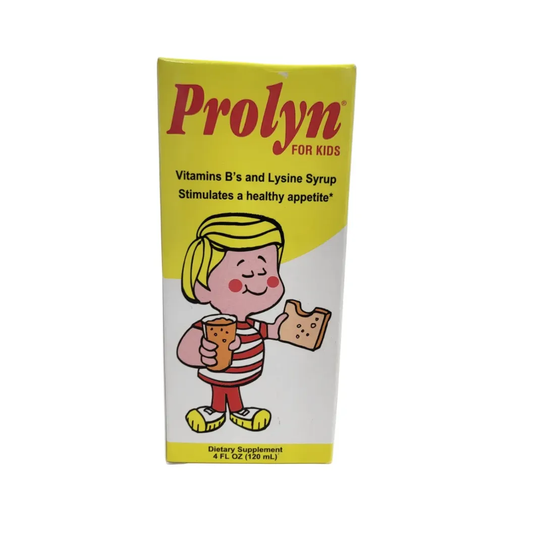 Prolyn para Ninos - Jarabe de Vitamina Bs y Lisina - 4 Oz