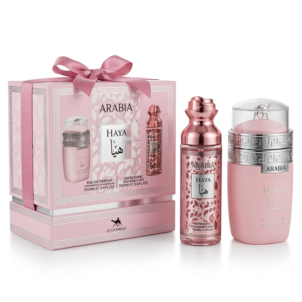 Arabia Haya Set for Women Perfum + Body Spray
