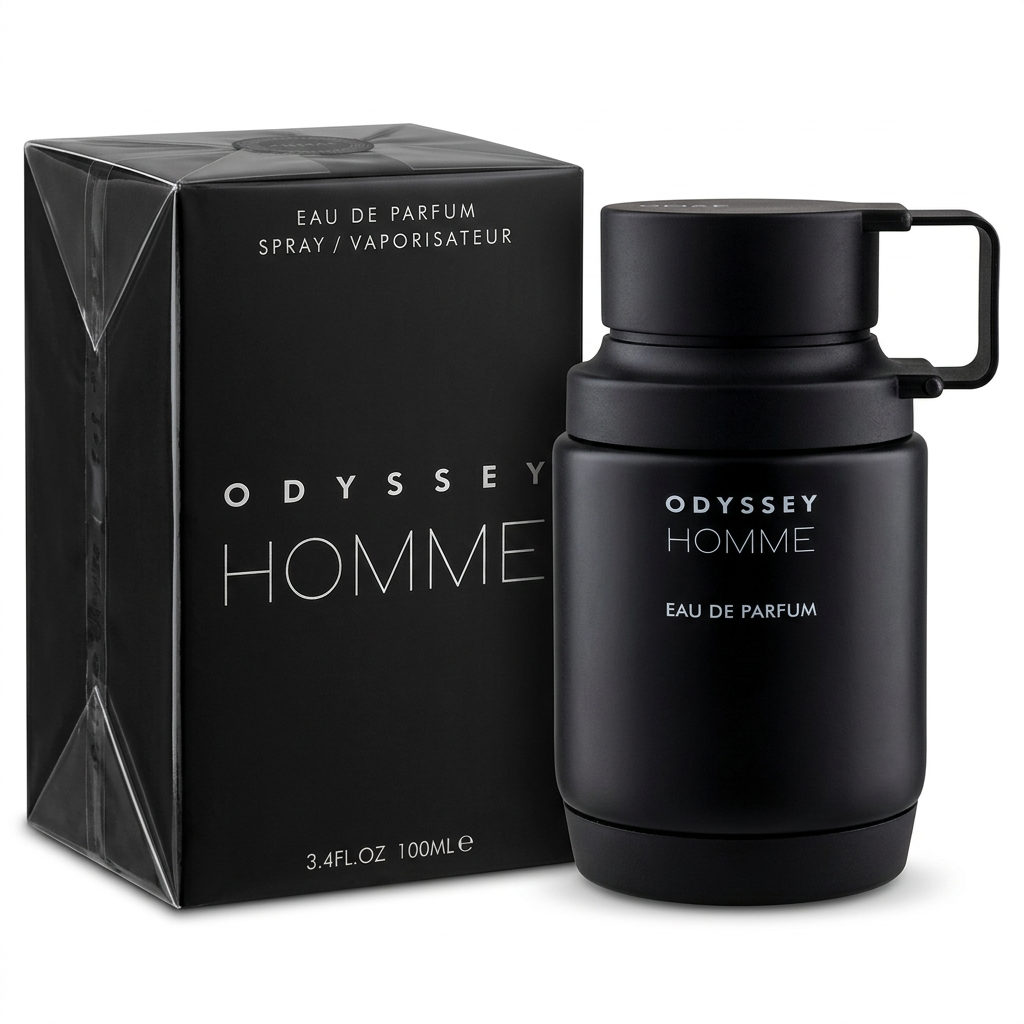 Odyssey Homme Black by Armaf for Men 3.4 Oz
