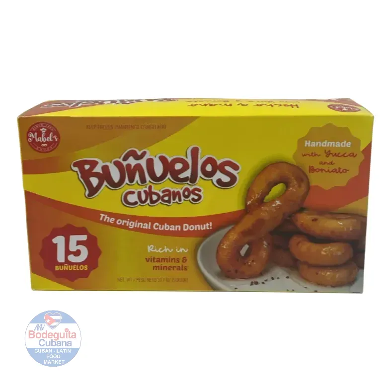 BUNUELOS CUBANOS CONGELADOS - MABELS -15 CT
