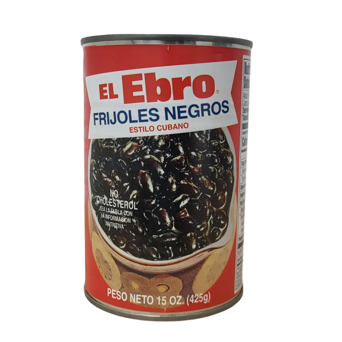 Frijoles Negros En Lata El Ebro / 15 Oz