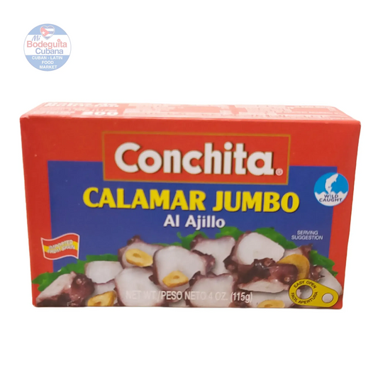 CALAMARES JUMBO AL AJILLO CONCHITA / 4 OZ