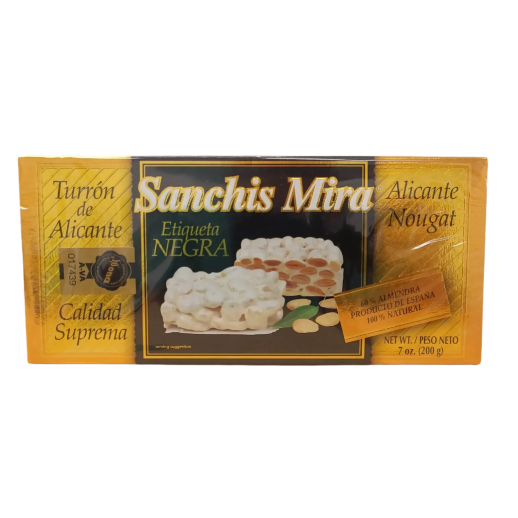 Turron Alicante Sanchis 7 Oz