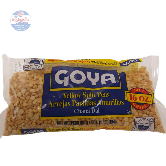 CHICHAROS PARTIDOS AMARILLOS GOYA 16 OZ