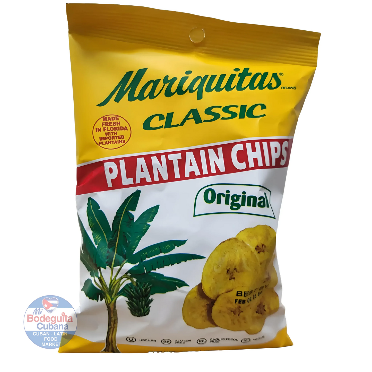 PLANTAIN CHIPS-MARIQUITAS GOYA / 3 oz.