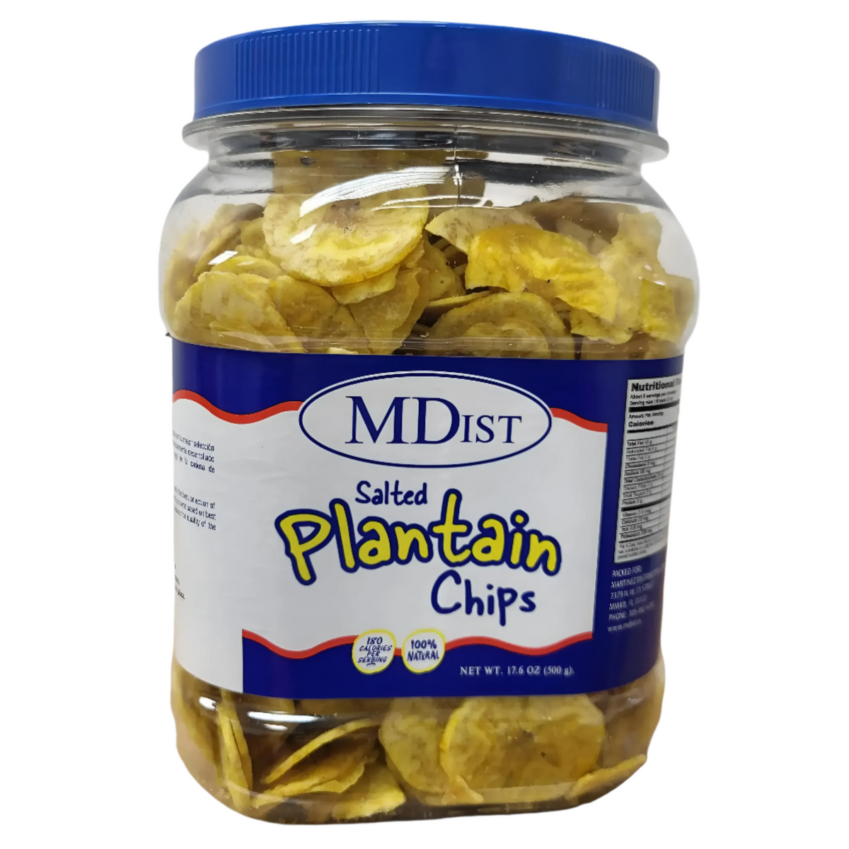 Mariquitas De Platano En Tarros / 1.1 Lb