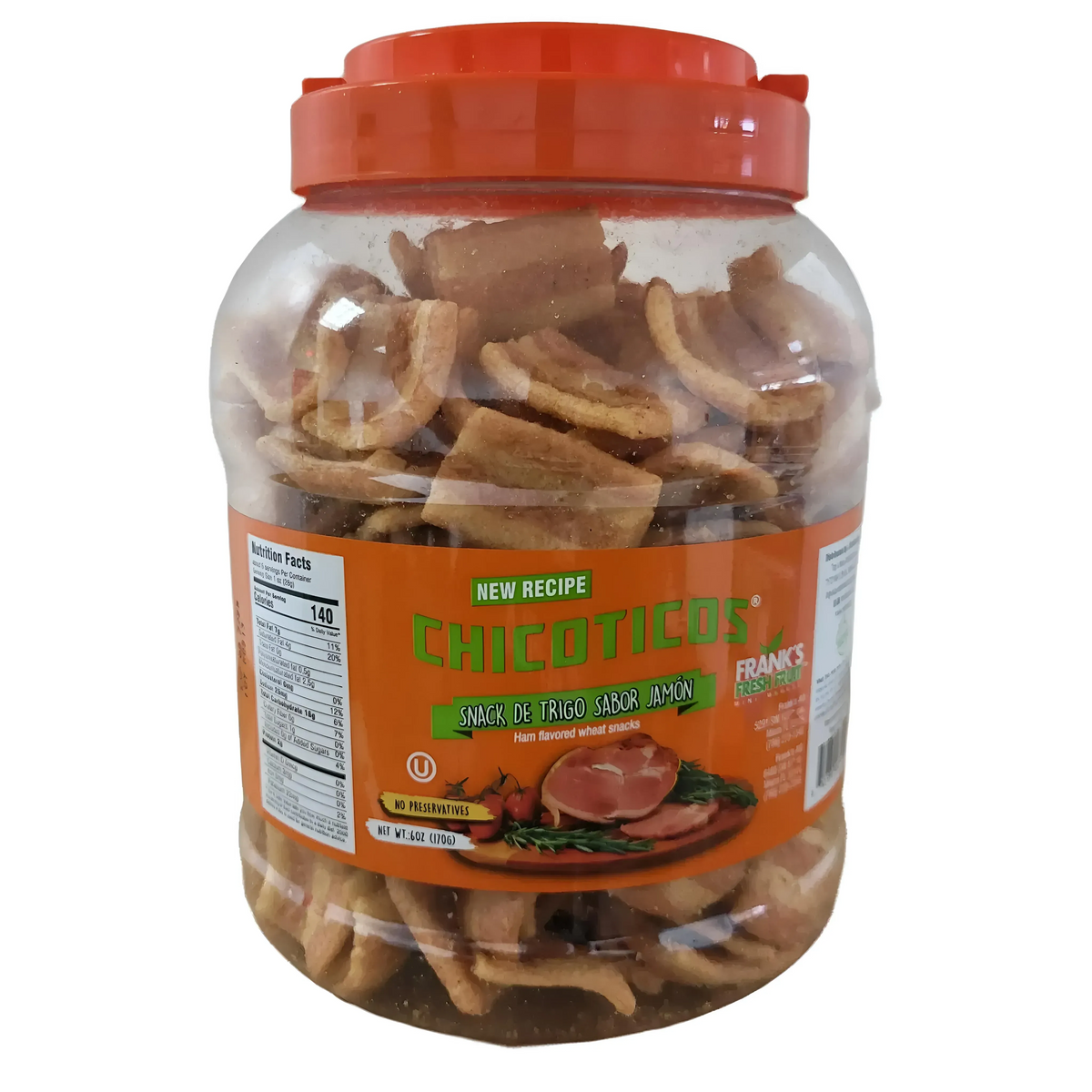 Pote De Chicotico Sabor A Jamon