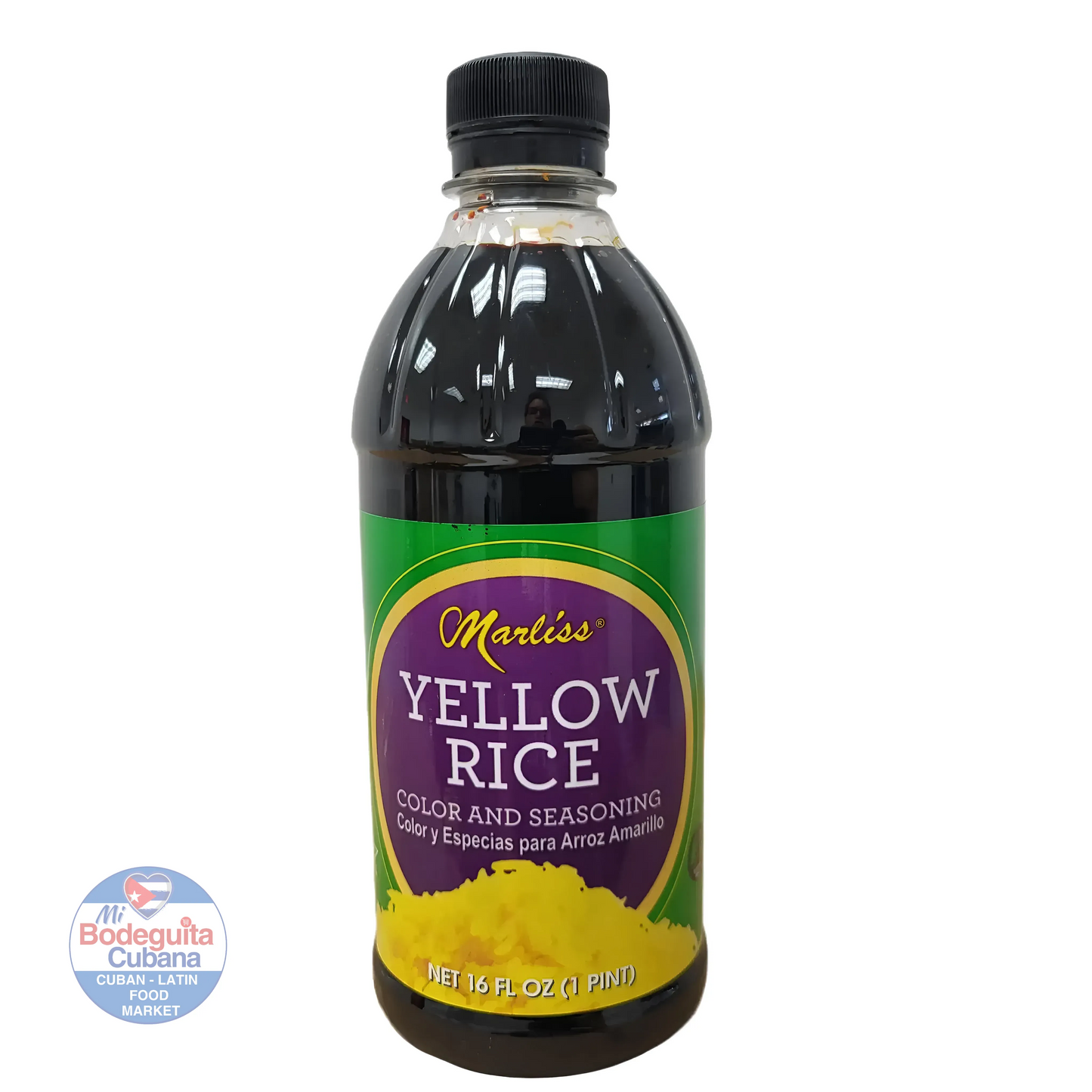 LIQUIDO COLOR AMARILLO PARA PINTAR ARROZ / 16 OZ