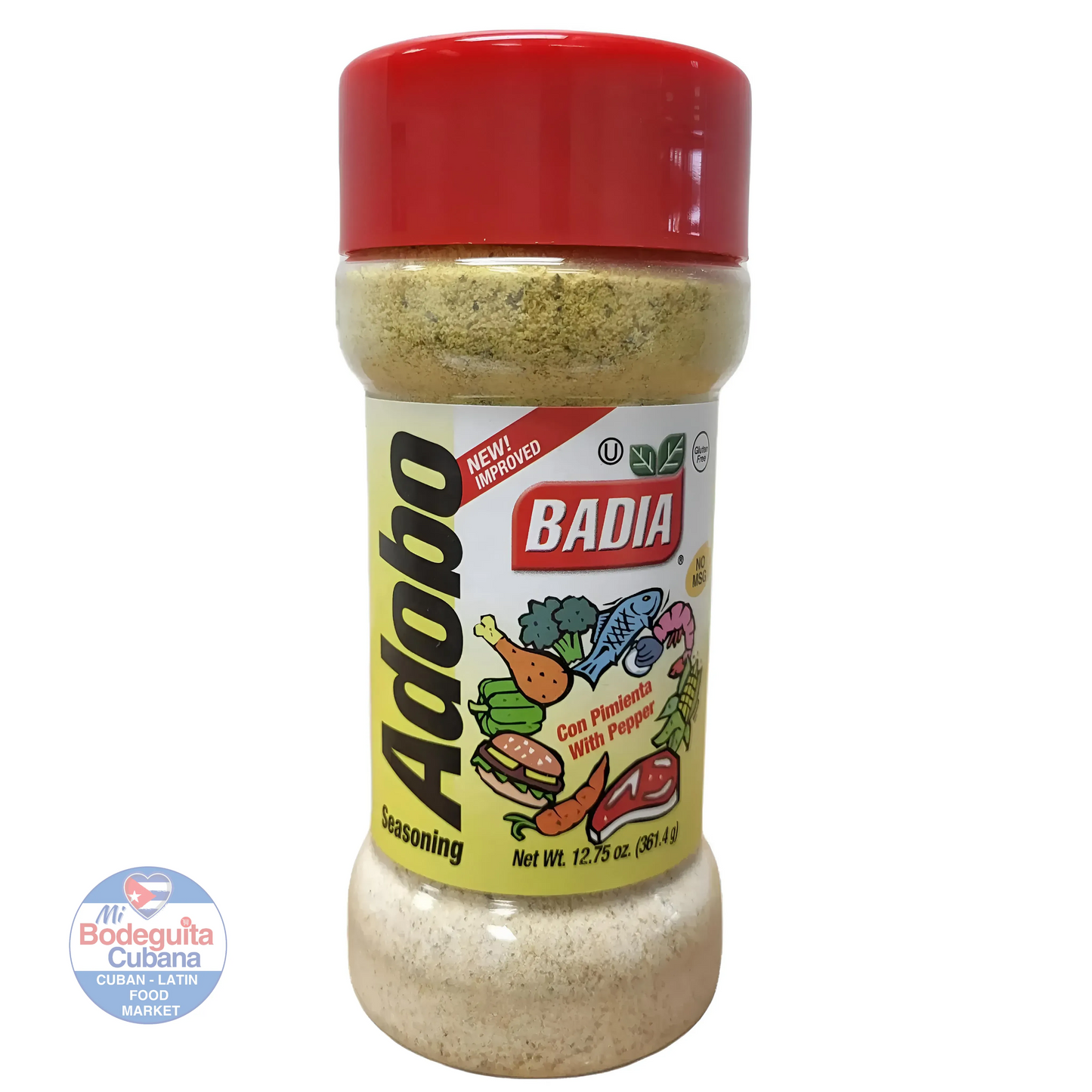 SAZÓN ADOBO CON PIMIENTA BADIA / 12.75 OZ