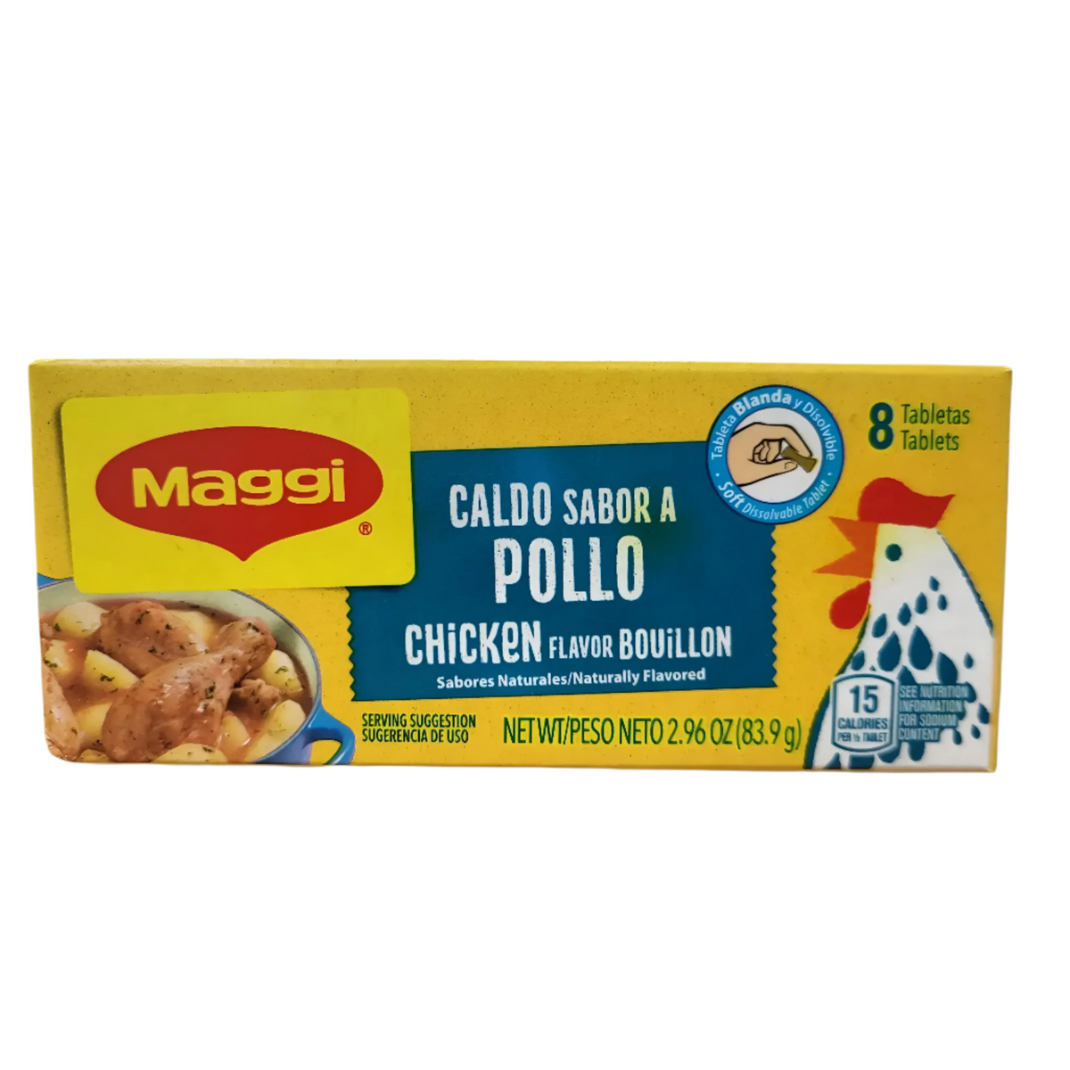Cubitos De Pollo Bouillon Maggi / 2.96 Oz