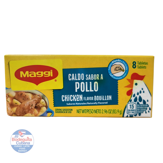 CUBITOS DE POLLO CALDO MAGGI / 2.96 Oz