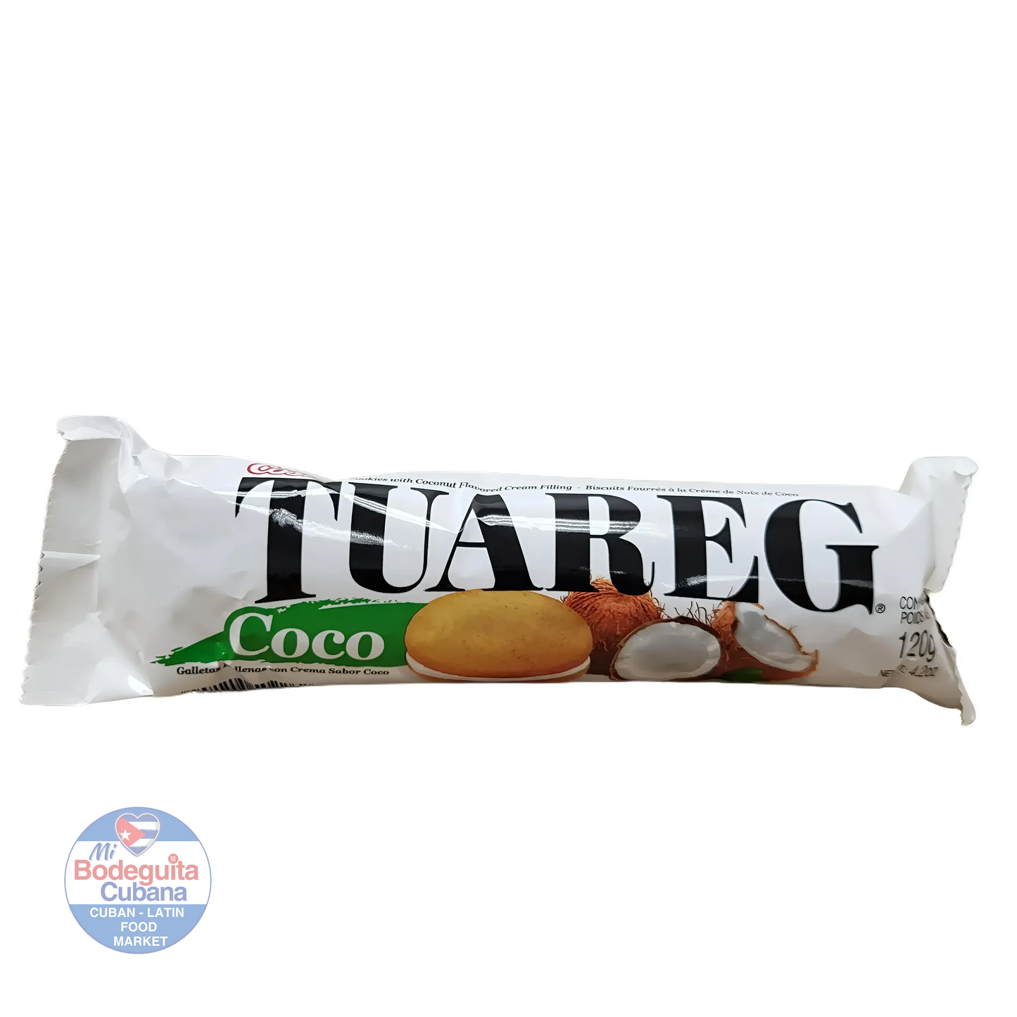GALLETAS CON RELENO DE COCO TUAREG / 4.23 OZ